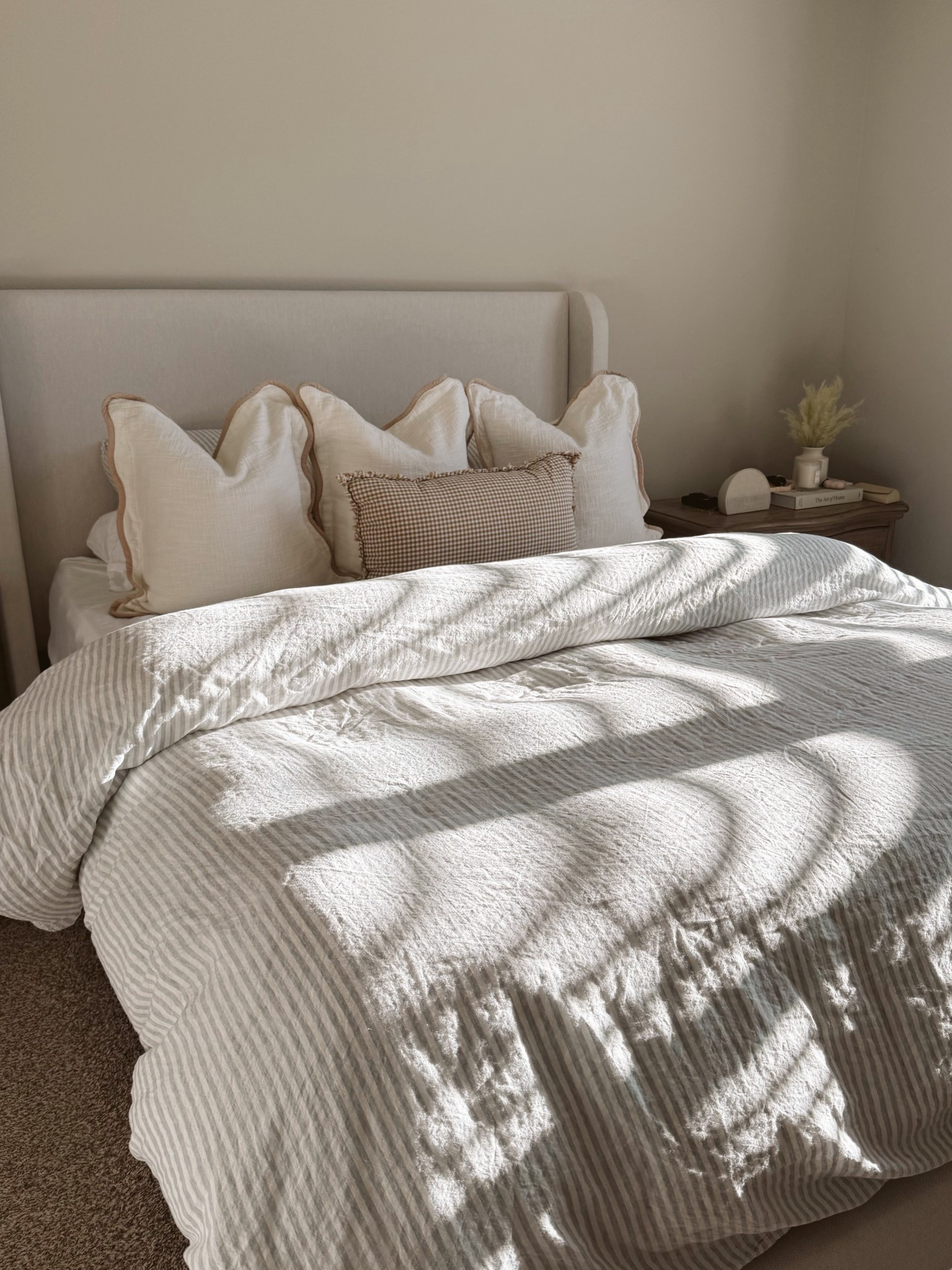 my gingham pillow from target is sold out so I linked a similar one 