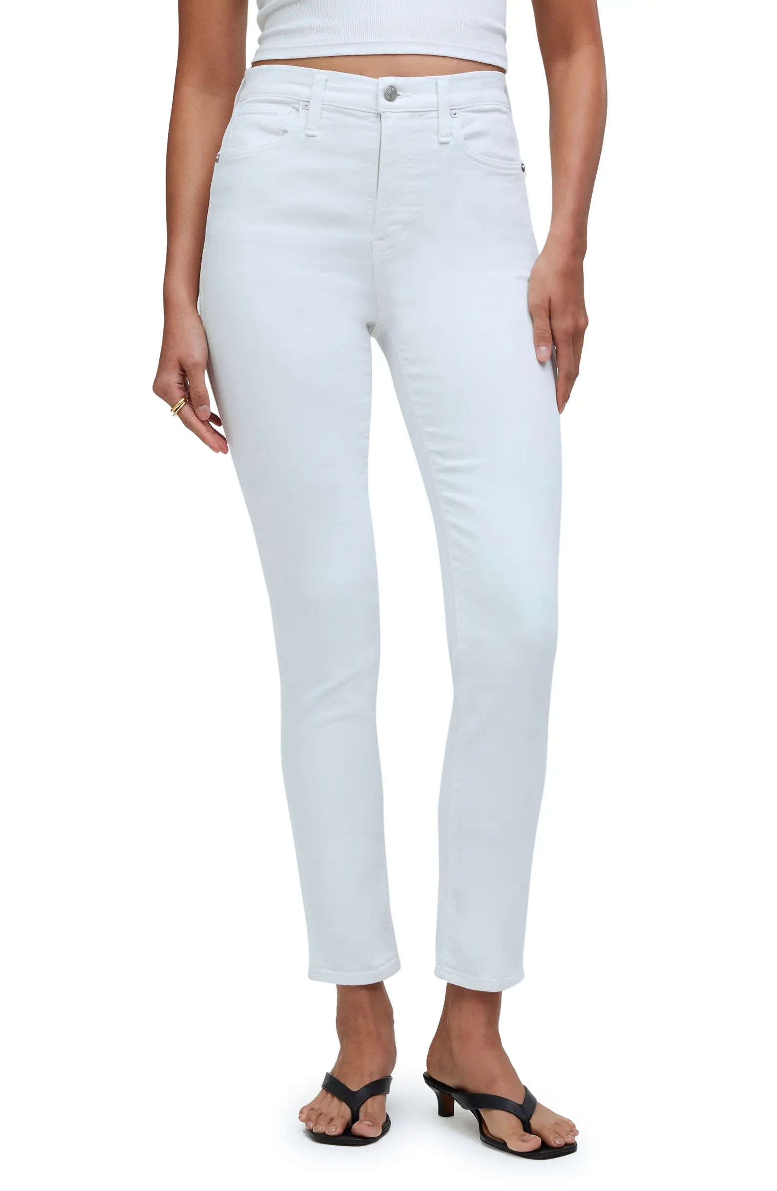Madewell High Waist Ankle Stovepipe Jeans | Nordstrom | Nordstrom