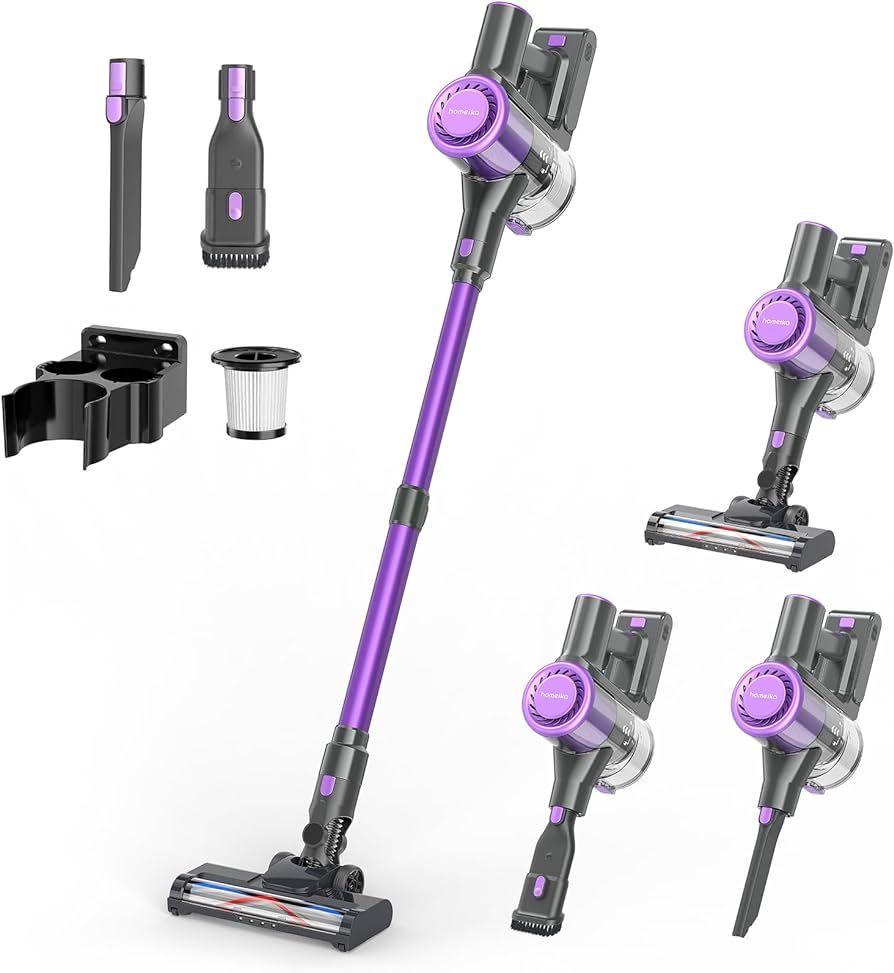 Homeika Cordless Vacuum Cleaner, 28Kpa Powerful Suction, 380W Strong Brushless Motor with 8 in 1 ... | Amazon (US)