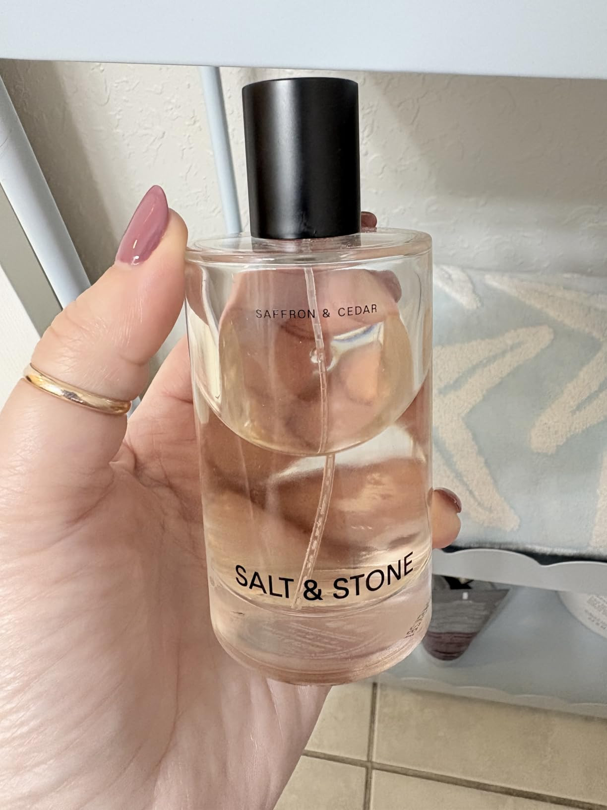 Salt & Stone Body Mist | Saffron & Cedar | Skincare Infused Hair & Body Spray for Women and Men |... | Amazon (US)