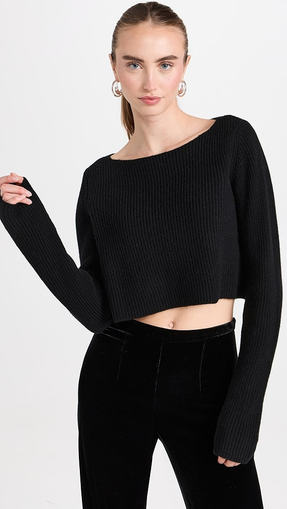 Cannes Cashmere Cropped Sweater | Shopbop
