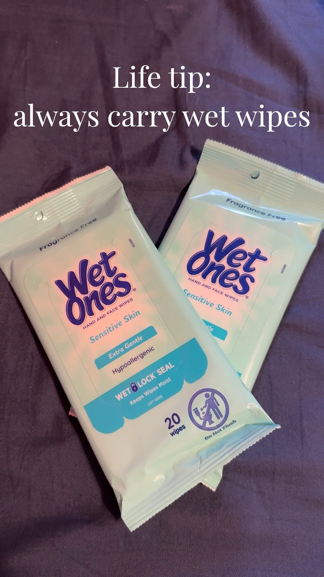 As a woman who loves to go out, I encourage you to carry wet wipes at all  times 💯 

Sometimes a bathroom doesn’t have soap other times at a rave they might not have sinks at all, and only have porter potties so wet wipes always come in handy. 

I have sensitive, eczema, prone skin, and these wet wipes. I have used on my hands and my face and I’ve never broken out. They’re so convenient and they stay “wet” for such a long time. 

#LTKBeauty #LTKFindsUnder50 #LTKTravel
