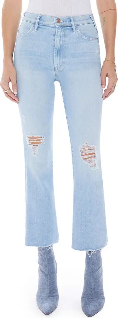 The Hustler High Waist Ankle Fray Jeans | Nordstrom