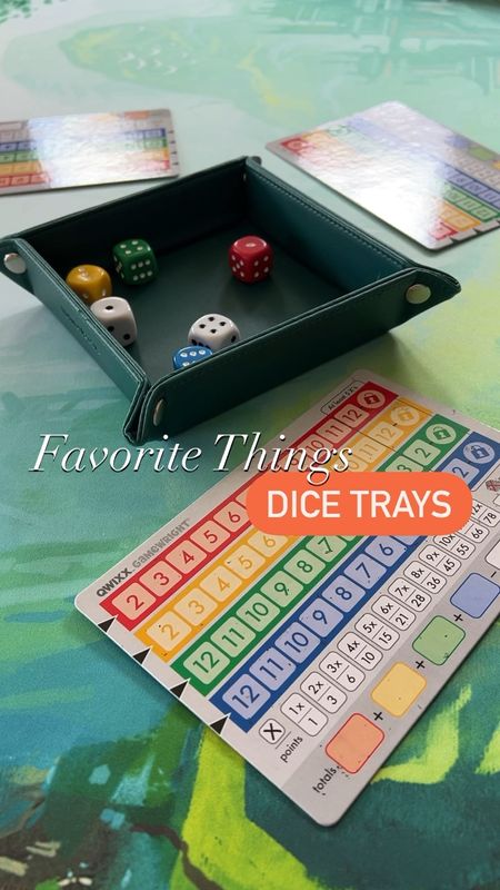 Dice trays are an essential accessory for game nights. Keep your dice rolls contained, pass around the table easily, and unsnap to lay flat to store when finished.  

#LTKGiftGuide #LTKunder50 #LTKfamily