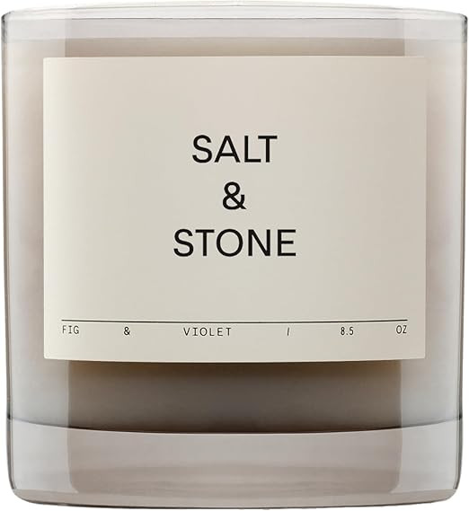 SALT & STONE Scented Candle | Hand-Poured, Aromatic & Fragrant | Made with Coconut & Soy Blend Wa... | Amazon (UK)