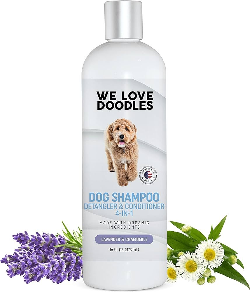 USDA Organic Dog Shampoo, Conditioner & Detangler - Best Shampoo for Goldendoodles, Poodles & Doo... | Amazon (US)