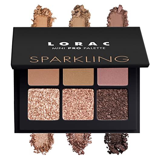 LORAC Mini PRO Eyeshadow Palette, Winter Rose, Matte Shimmer Makeup Palette, Metallic Colors, Cru... | Amazon (US)
