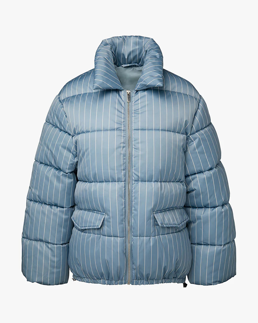 Collar Puffer Jacket | We Wore What