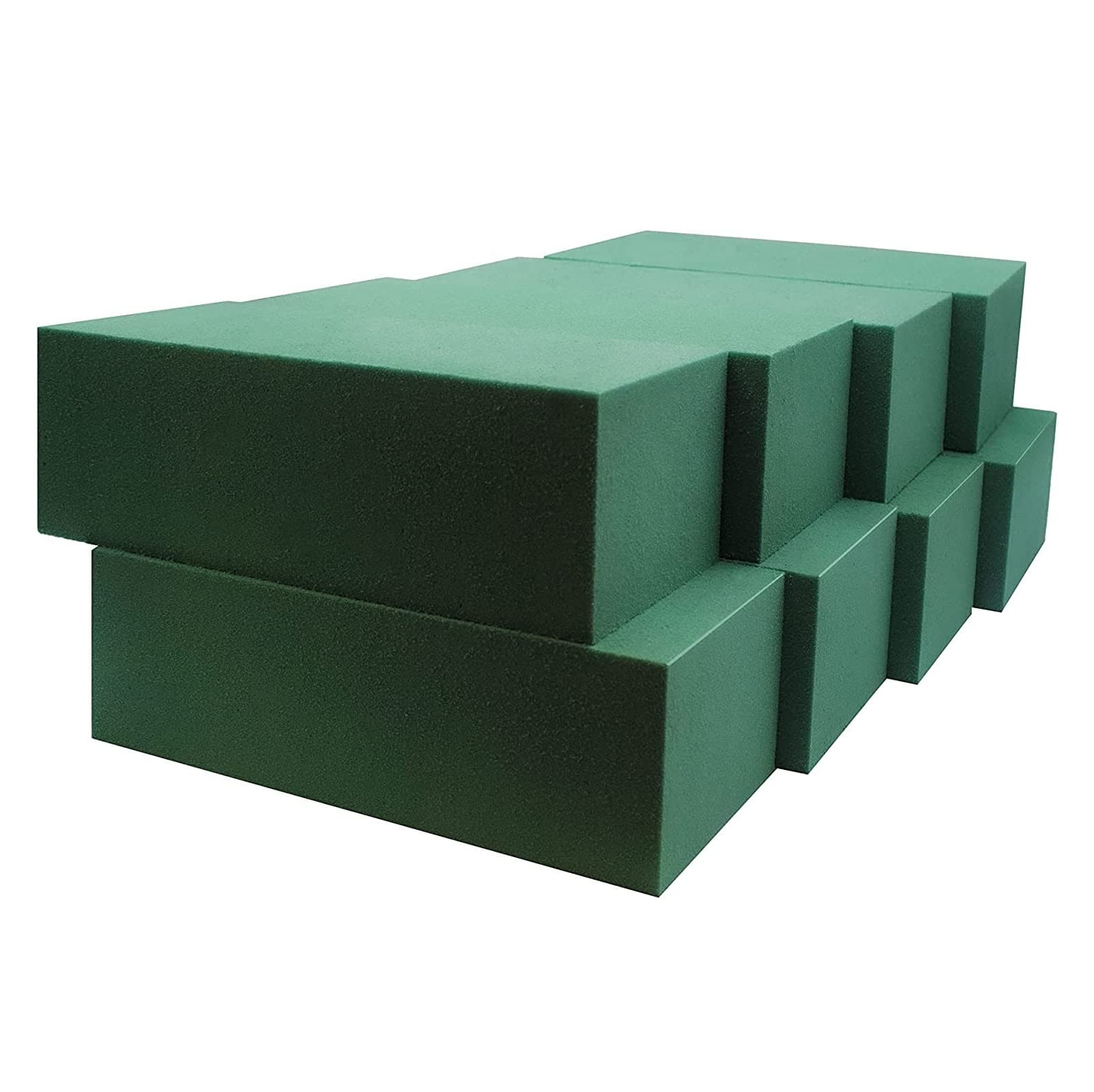 Pack of 8, Dry and Wet Floral Foam Blocks for Fresh and Artificial Flowers, Each (7.8” L x 3.5... | Amazon (US)