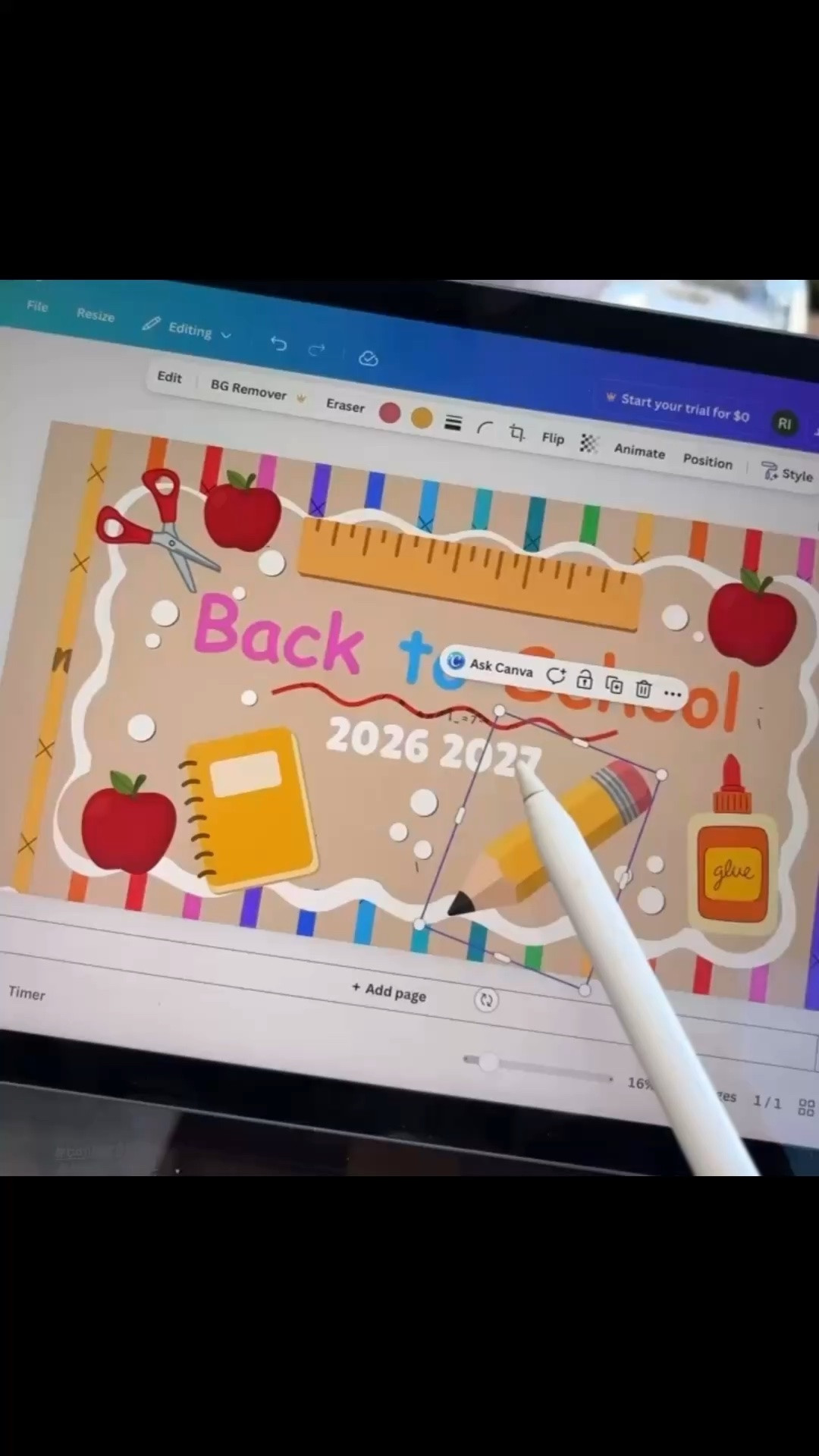 Back to School banner art supplies…

#LTKdayinmylife #LTKHome #LTKSeasonal