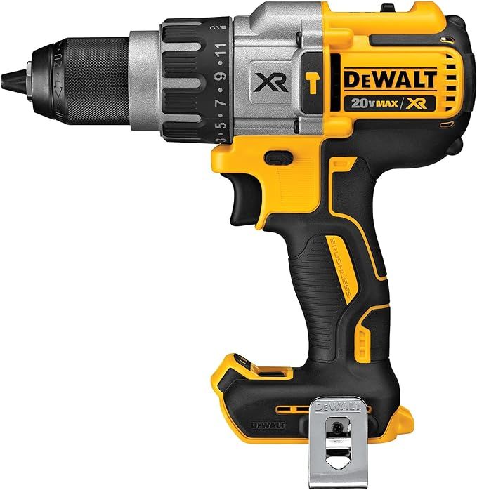 DEWALT 20V MAX XR Hammer Drill, Brushless, 3-Speed, Tool Only (DCD996B), Yellow/Black | Amazon (US)