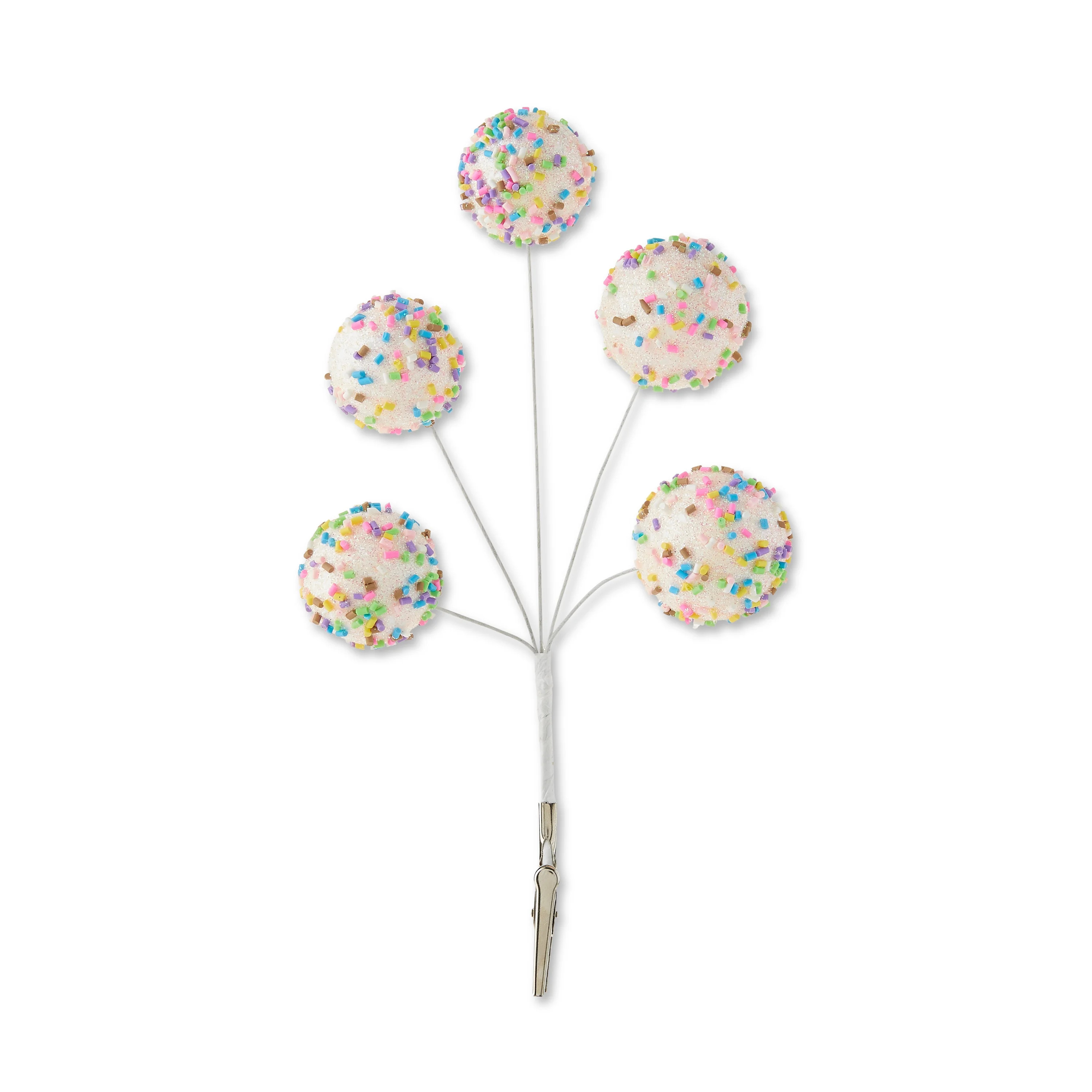 Pink Cake Pop with Candy Sprinkles Polyfoam Christmas Clip Ornament, Pink, 9 in, by Holiday Time | Walmart (US)
