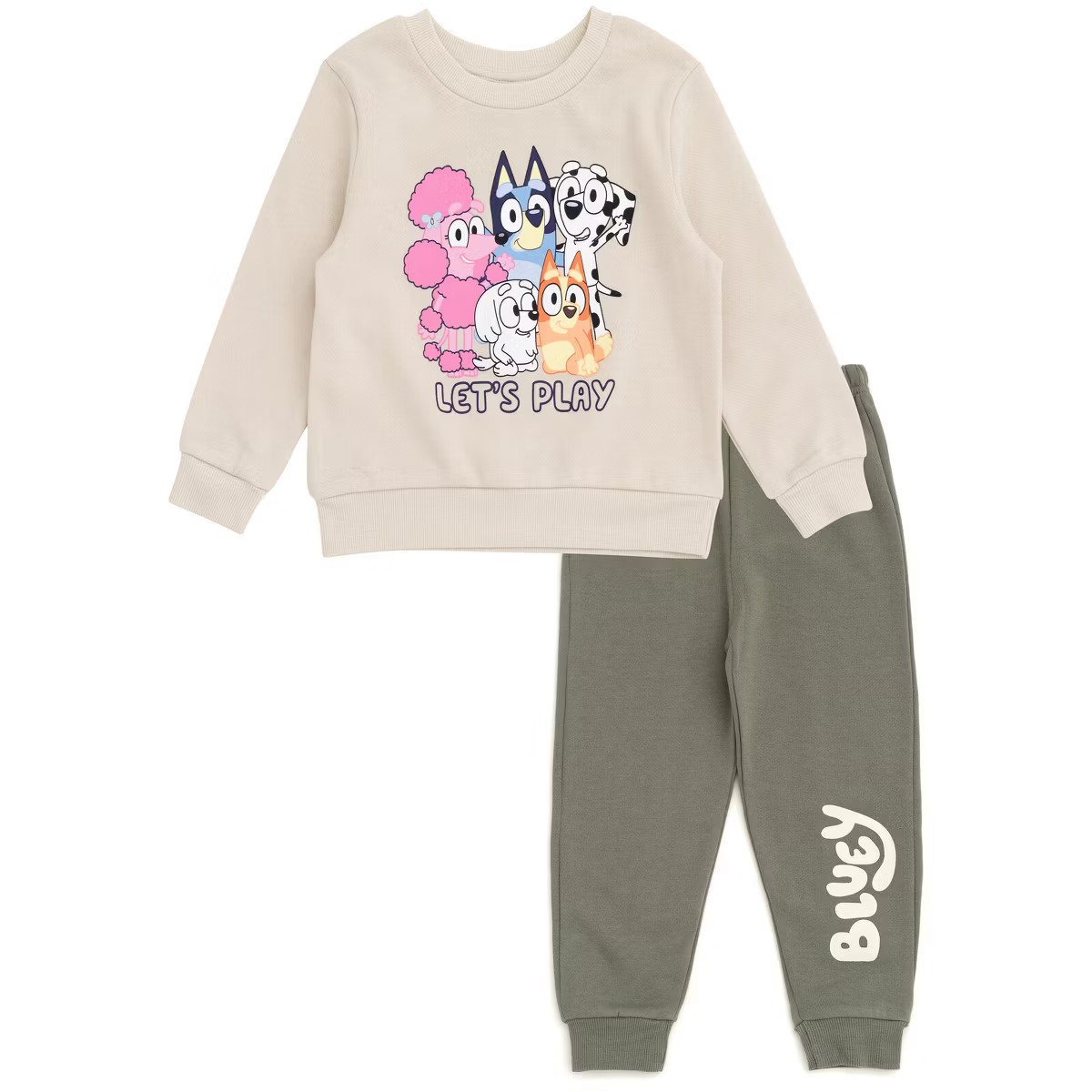 Bluey Fleece Sweatshirt and Jogger Pants Outfit Set Toddler | Target