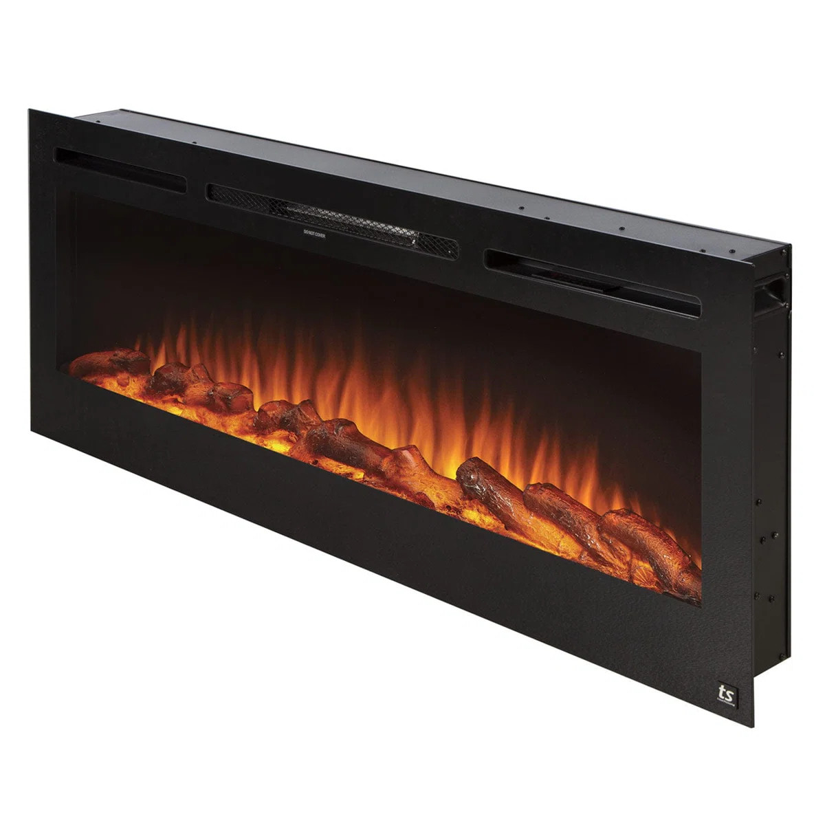 The Sideline Electric Fireplace for Recessed or Wall Mount Installation | Wayfair North America