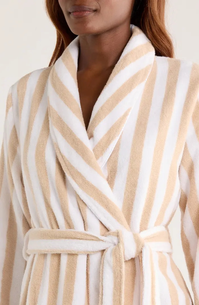 Stripe Hydrocotton Terry Robe | Nordstrom