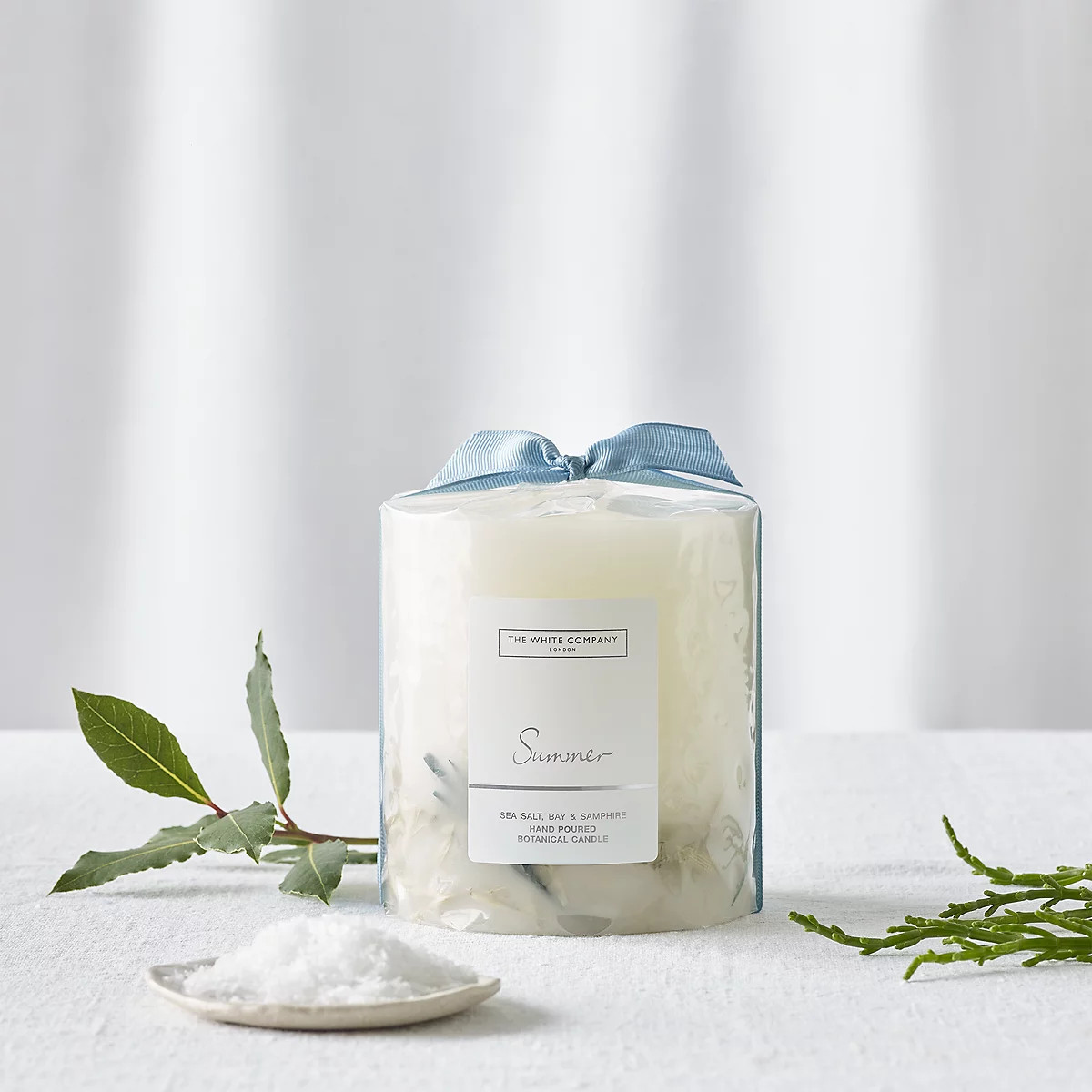 Summer Botanical Candle – Medium | The White Company (UK)