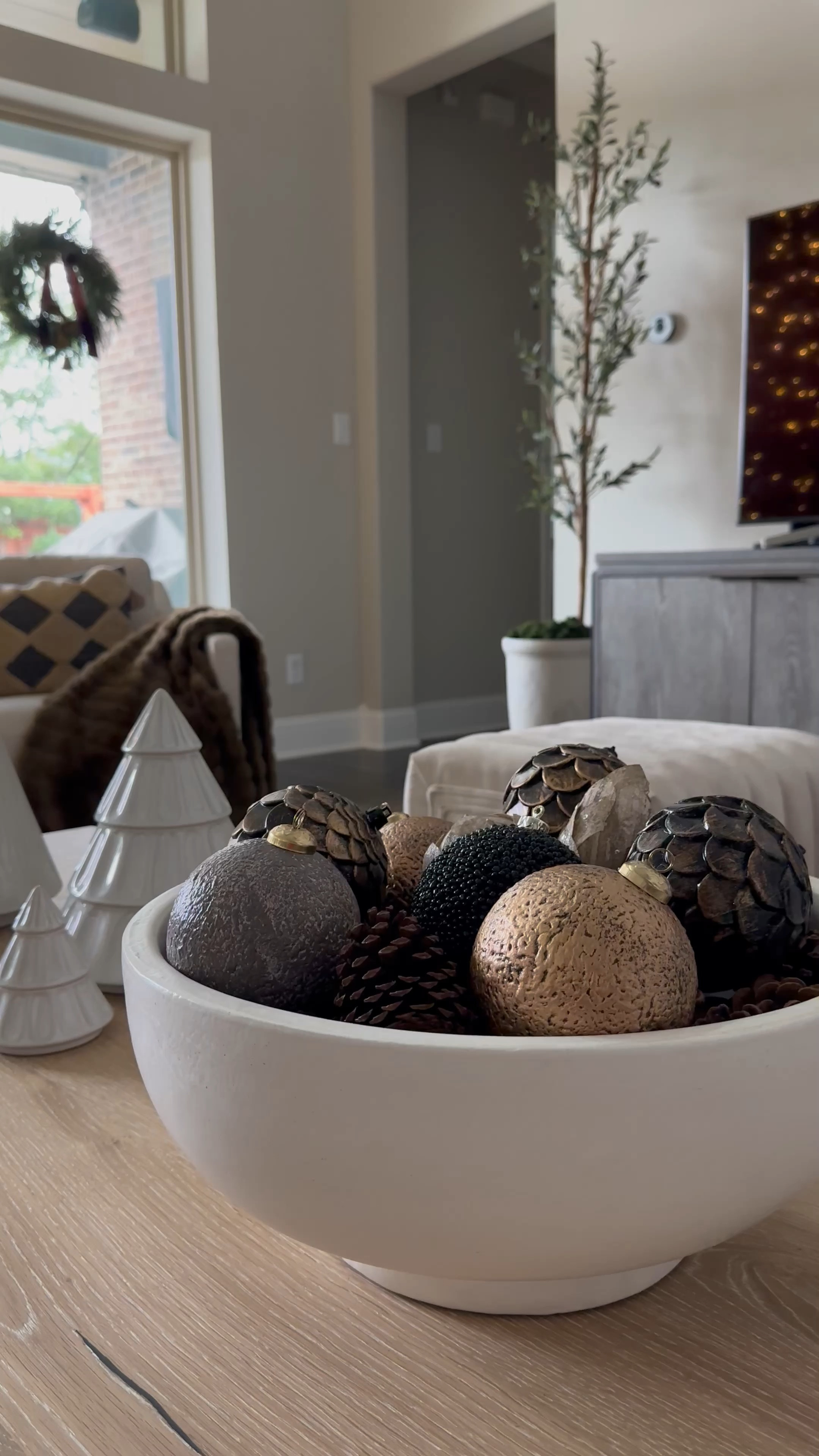 My Orion bowl from pottery barn is a favorite this week!! It’s one of the most versatile accessories I own for my house! Use it during the holidays like I have and year round!! 

#LTKhome #LTKSeasonal #LTKstyletip