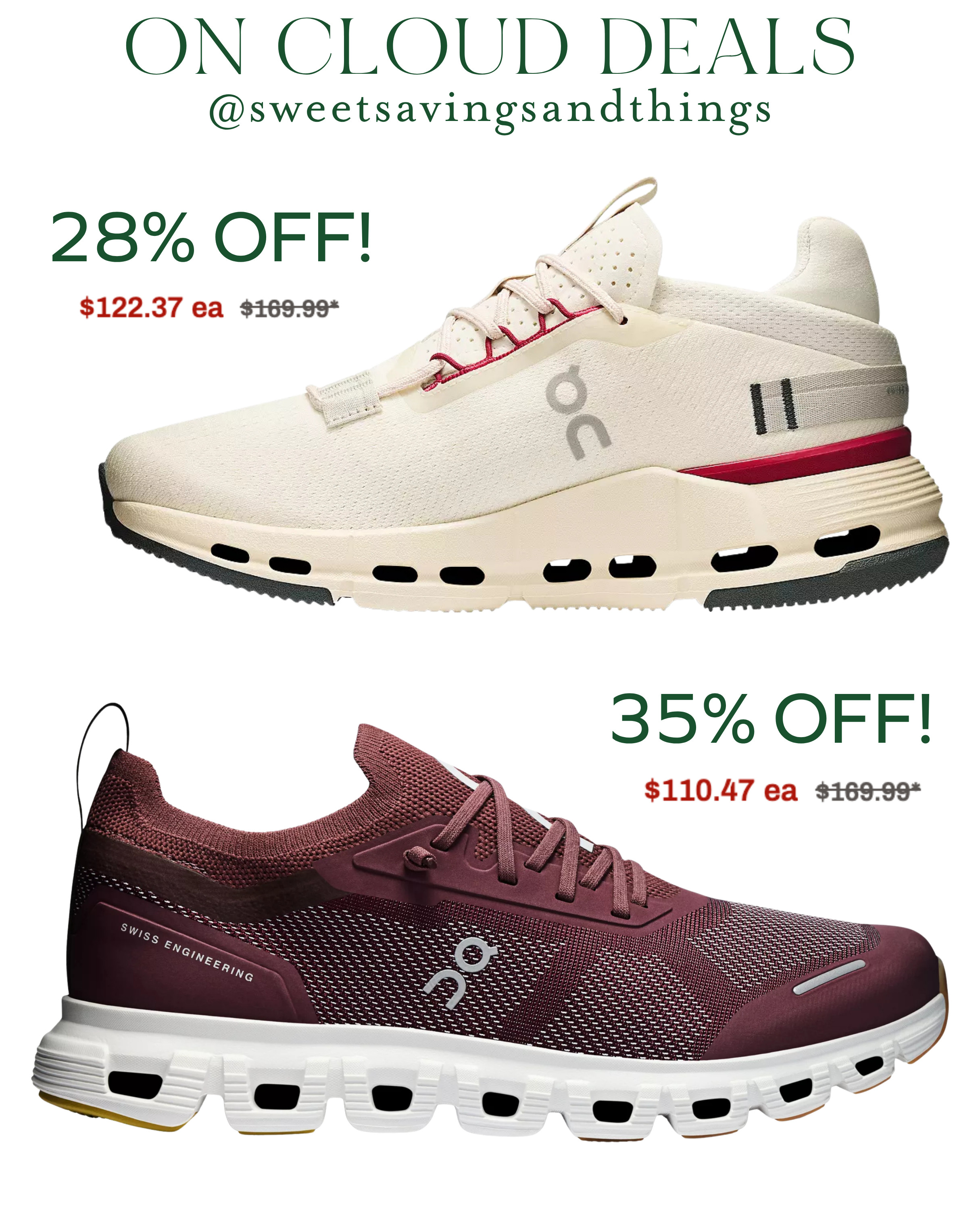 I love my On Cloud sneakers! Grab these while thy are on deal!  

 #LTKfitnessgoals #LTKmomlife #LTKSaleAlert