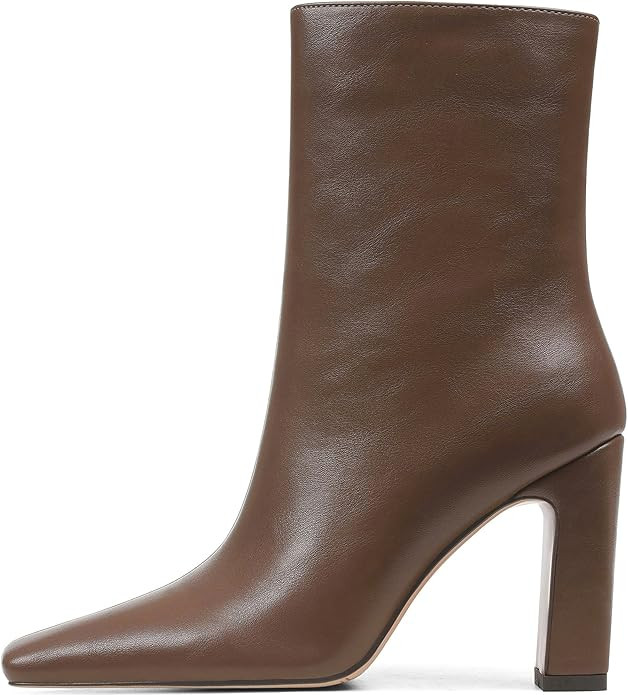 Ankle Boots for Women 2026 Square Toe Chunky Heeled Booties | Amazon (US)