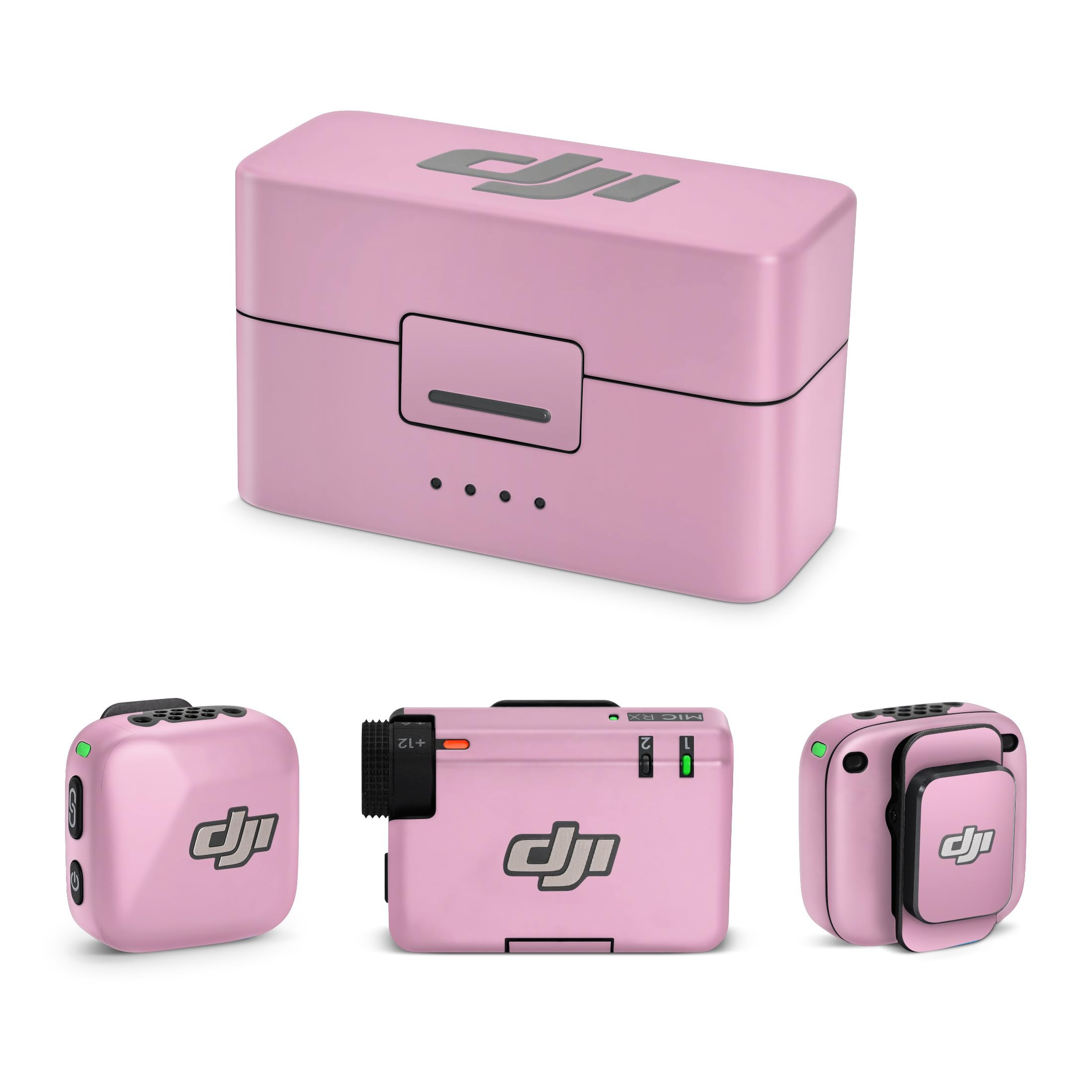 Microphone Skin Compatible with DJI Mic Mini (2024) - Solid Pink - Premium 3M Vinyl Protective Wr... | Amazon (US)