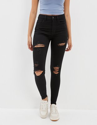 AE Ne(x)t Level Ripped Super High-Waisted Jegging | American Eagle Outfitters (US & CA)