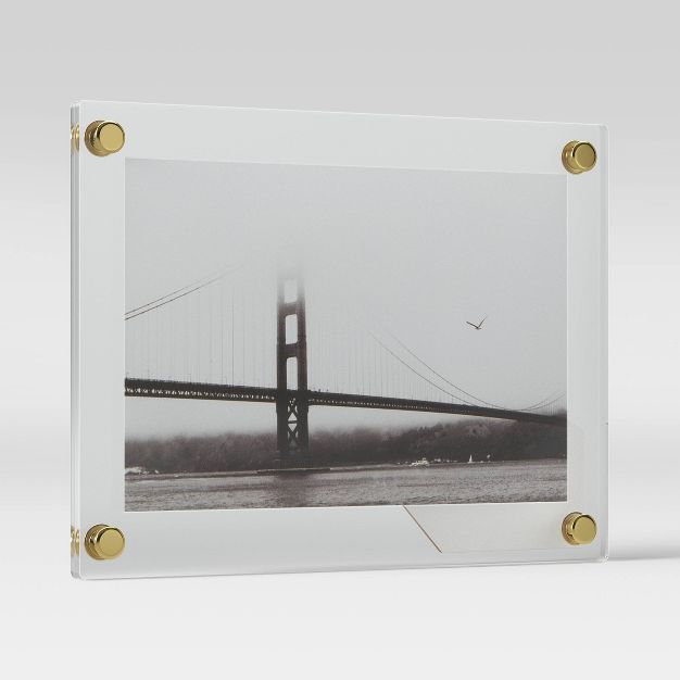 5.51"x7.48" Acrylic Float Frame Clear - Project 62™ | Target