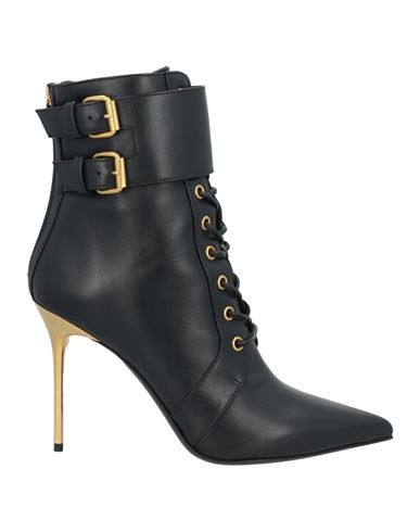 Balmain Woman Ankle boots Black Size 7 Lambskin, Calfskin | YOOX (US)