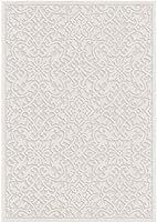 Orian Rugs Boucle Collection 397086 Indoor/Outdoor High-Low Biscay Area Rug, 7'9" x 10'10", Natural  | Amazon (US)