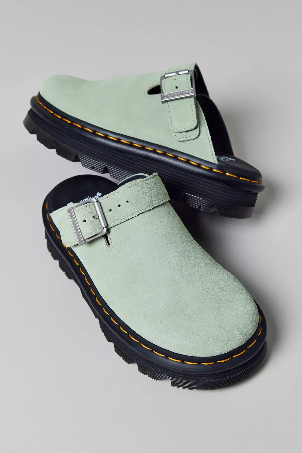 Dr. Martens Women's Zebzag Suede Platform Mule | Urban Outfitters (US and RoW)