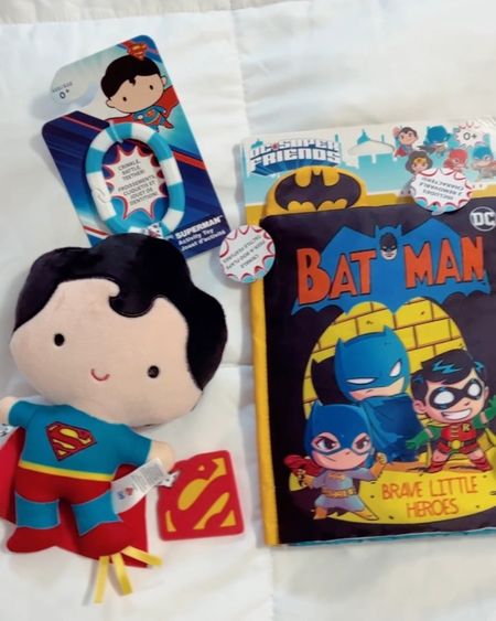 I have exciting news from Kids Preferred® and Warner Bros. Discovery Global Consumer Products. They have joined forces to create an incredible infant and toddler collection that will introduce the enchanting worlds of the DC Universe.

With this collection, Kids Preferred has brought the caped crusaders to life in the form of cuddly and adorable plush toys, blankets, teethers, and activity toys. The range includes My First Comic Book ($15), which features a removable Batman and The Joker, peek-a-boo flaps, and tactile ribbons. It's a perfect way to ignite the imagination of little ones!

This collection is perfect for gift-giving family members who want to introduce the magic of these iconic franchises to the little ones in their lives.

#LTKxPrime #LTKGiftGuide #LTKbaby