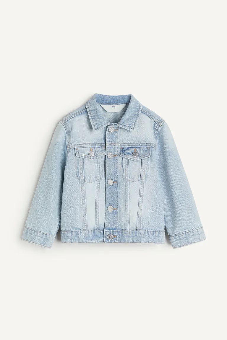 Denim jacket - Pale denim blue - Kids | H&M GB | H&M (UK, MY, IN, SG, PH, TW, HK)