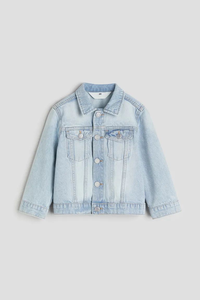 Denim jacket - Pale denim blue - Kids | H&M GB | H&M (UK, MY, IN, SG, PH, TW, HK)