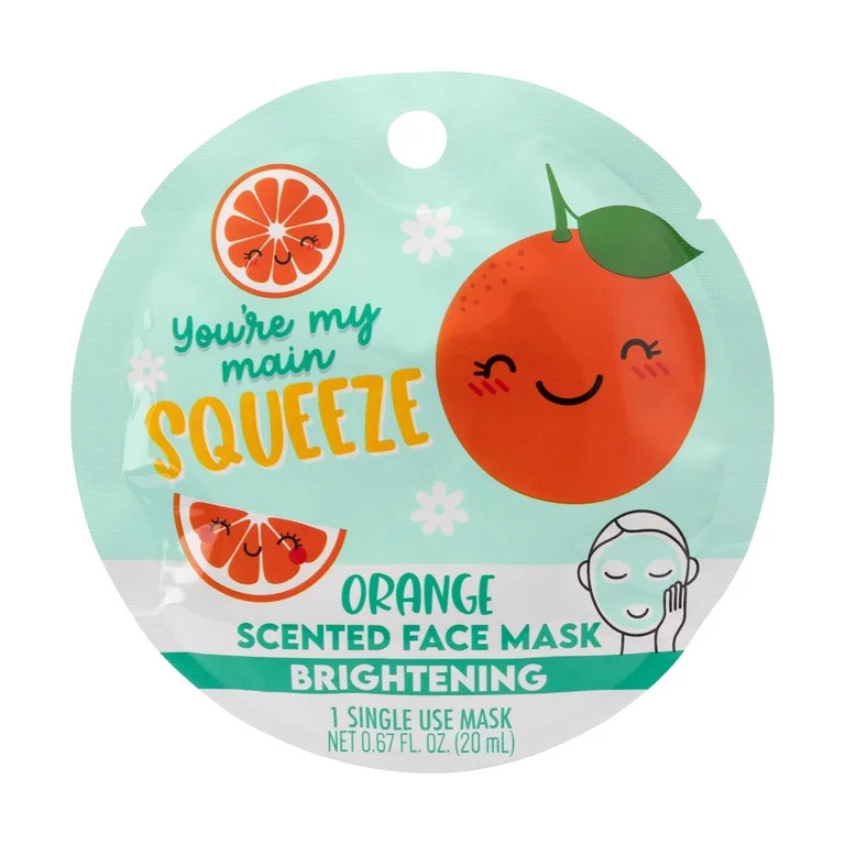 Taste Beauty Scented Face Masks - Orange | Walmart (US)