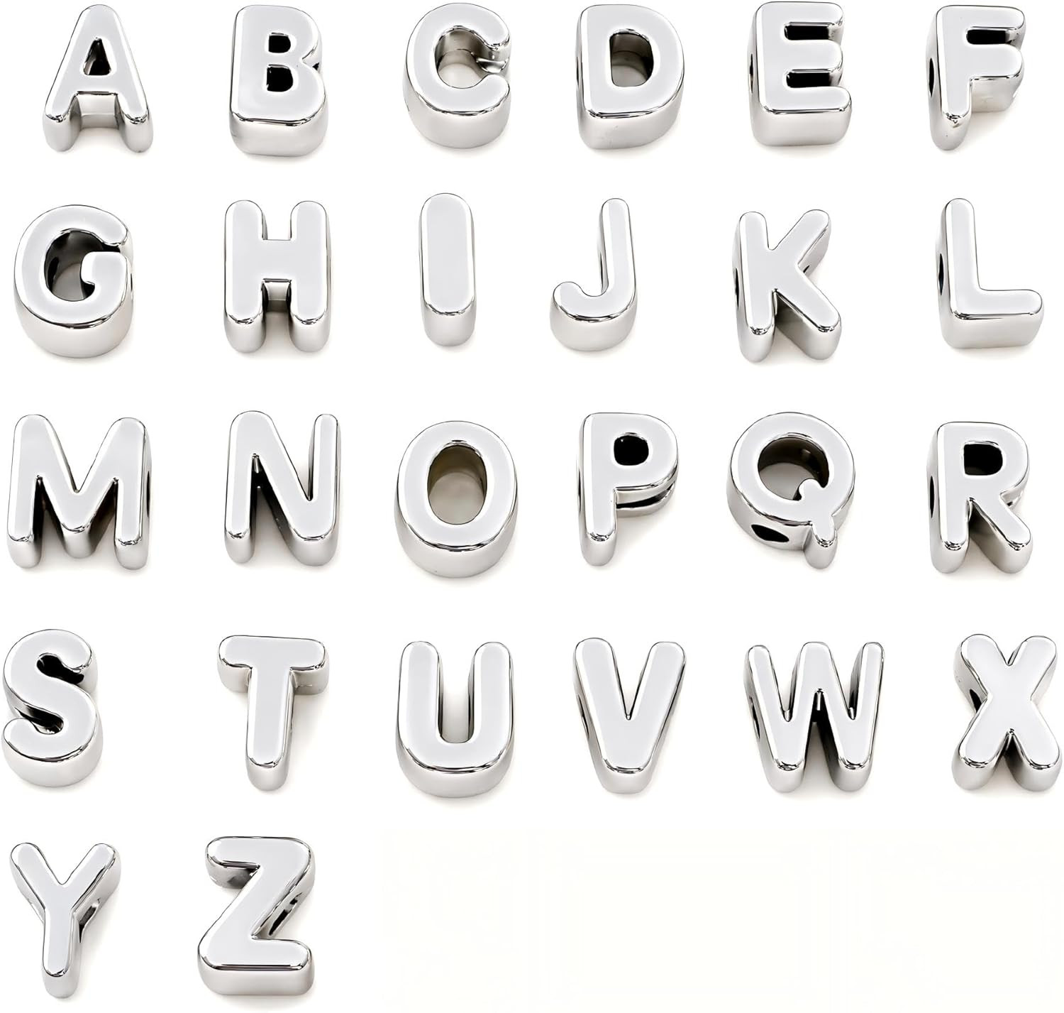 OVRUNS 26Pcs Large Letter Beads with Horizontal Hole Acrylic Alphabet Beads | Amazon (US)