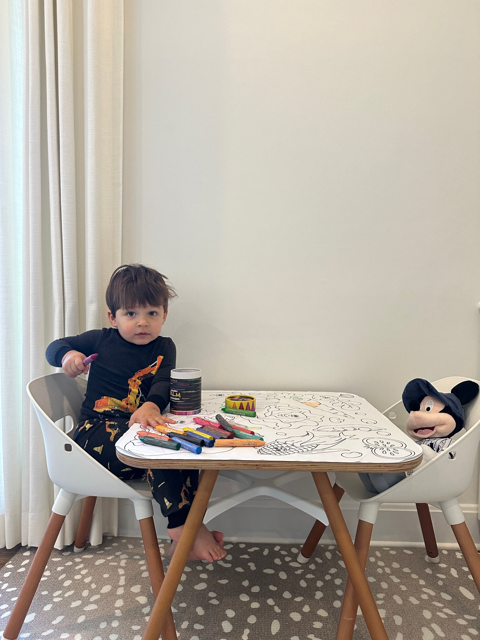 Toddler activities, lalo table and coloring sheets, washable crayons 

#LTKbaby #LTKkids