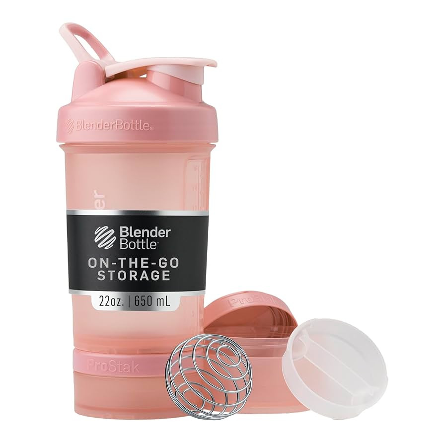 BlenderBottle Shaker Bottle with Pill Organizer and Storage for Protein Powder, Classic V2 ProSta... | Amazon (US)