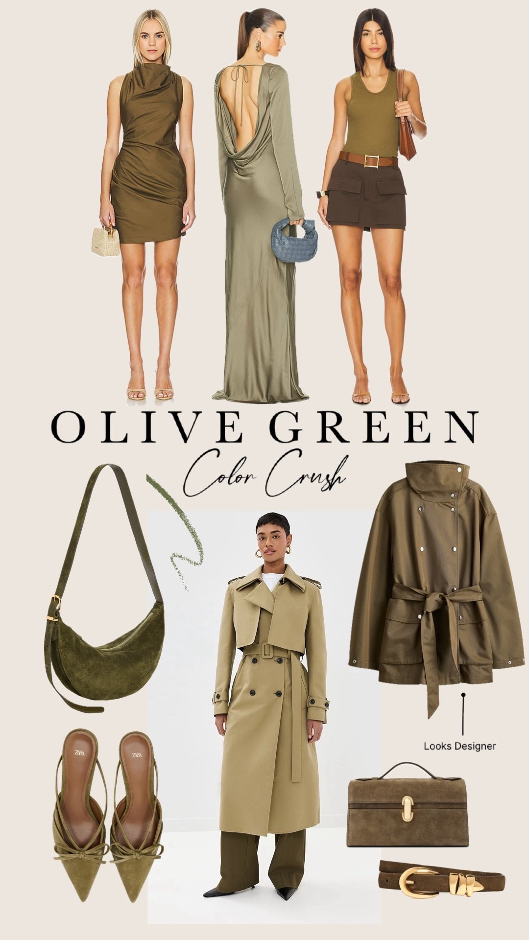 Olive 🫒 crush 

#olivegreen #green #bag #sandals #sneakers dress jacket mug skirt coat pants bowl top tray luggage silk belt 

#LTKActive #LTKFestival #LTKootd