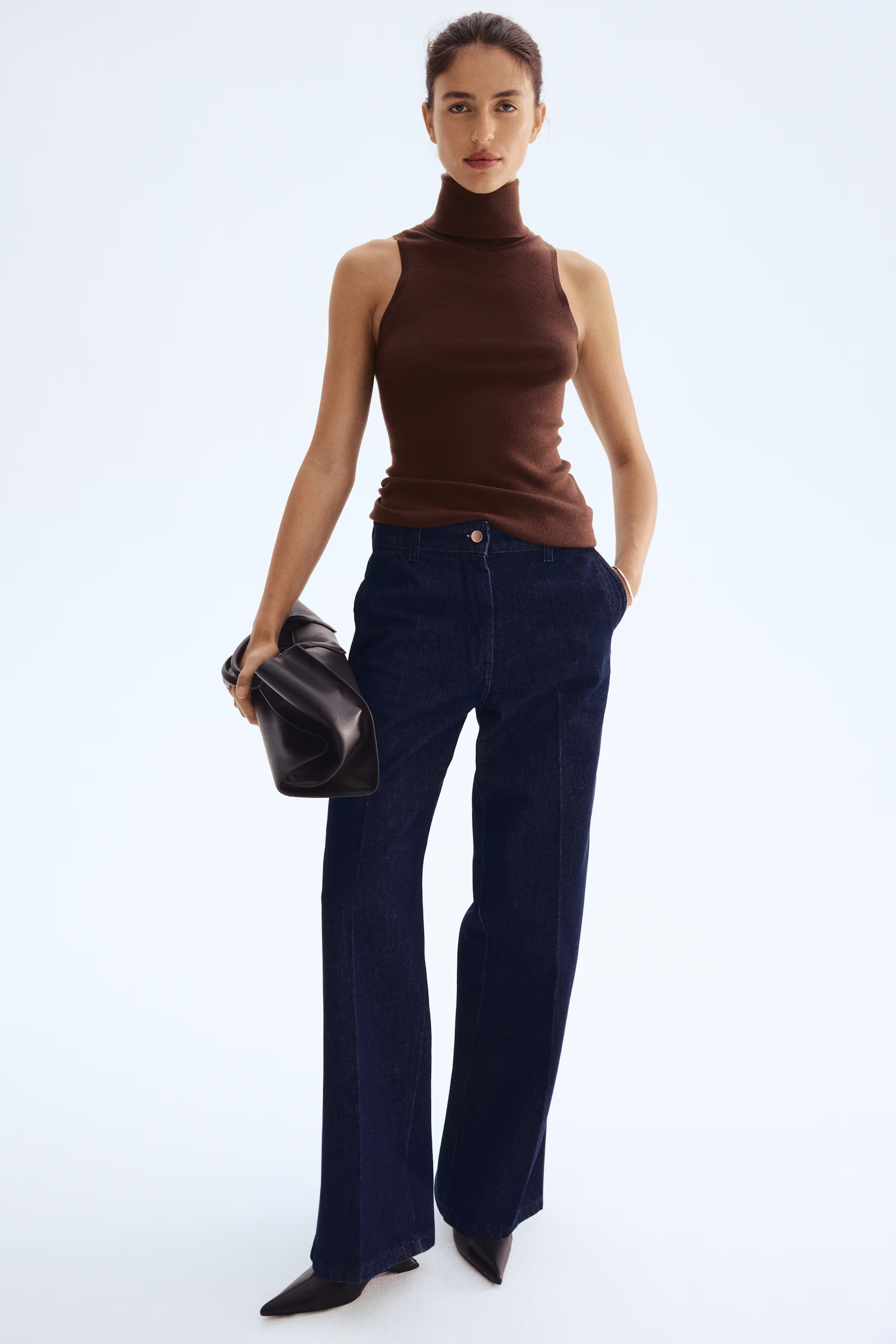 Wolltop mit Rollkragen | H&M (DE, AT, CH, NL, FI)