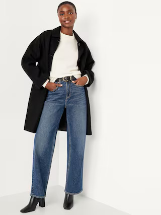 SoSoft Crew-Neck Tunic Sweater | Old Navy (US)