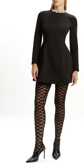 Bardot Delphi Embellished Long Sleeve Minidress | Nordstrom | Nordstrom
