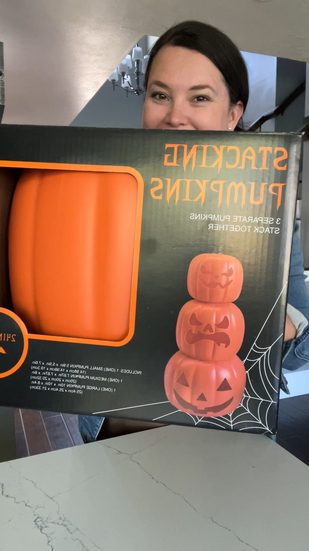 $5 stackable pumpkins 🎃 
Great for indoor or outdoor use  

#LTKFamily #LTKHome #LTKSeasonal