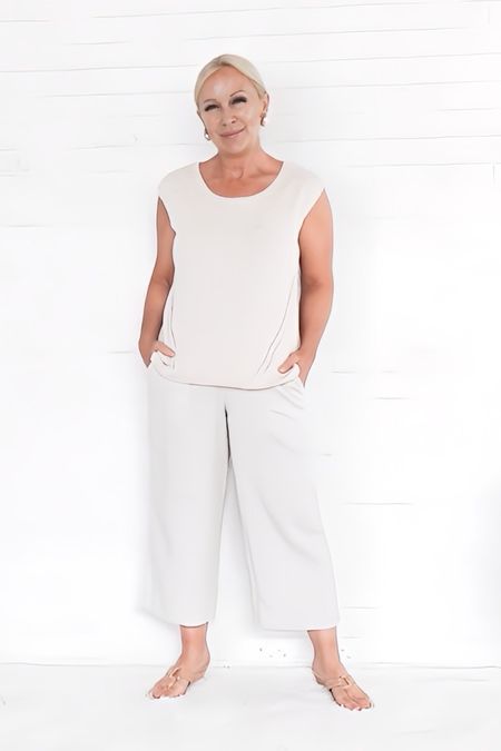 🤍 Easy Breezy Effortless Warm Neutral Outfits for that Summertime Glow.  Coastal casual  & neutral outfit summer style! Perfect for women over 40, women over 50, women over 60.
(Linen pants are BOGO 50% off)

#LTKSaleAlert #LTKStyleTip #LTKOver40