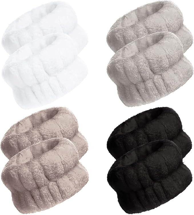 Women's Wrist Towels for Washing Face, Microfiber Wrist Spa Wash Towel Band Face Washing Wristban... | Amazon (US)