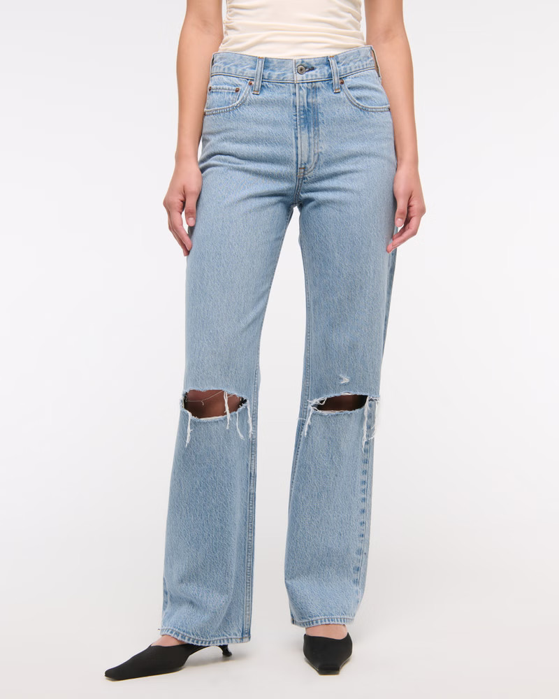 High Rise Loose Jean | Abercrombie & Fitch (US)