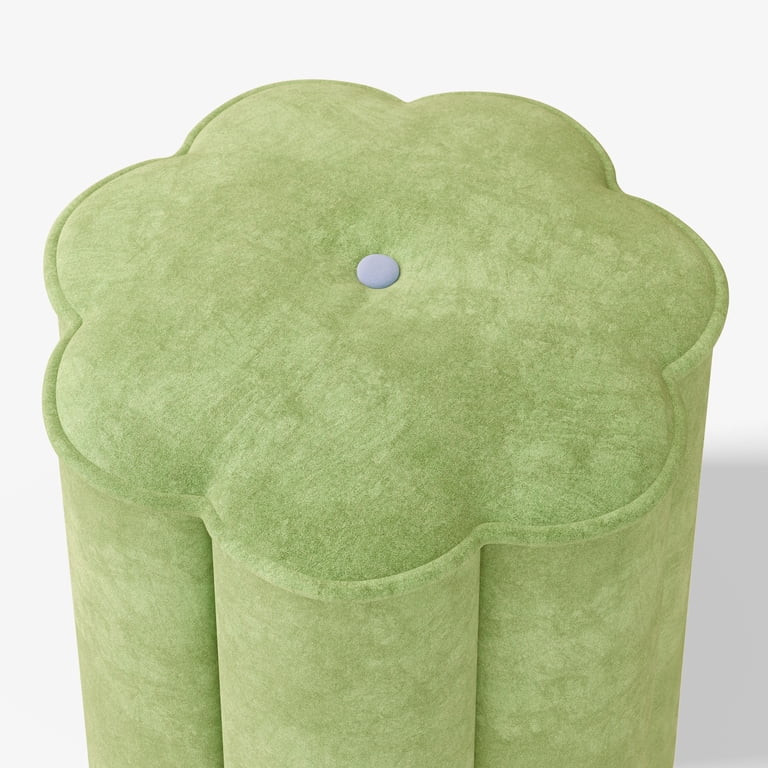 Mainstays Kids Flower Petal Ottoman, Green | Walmart (US)