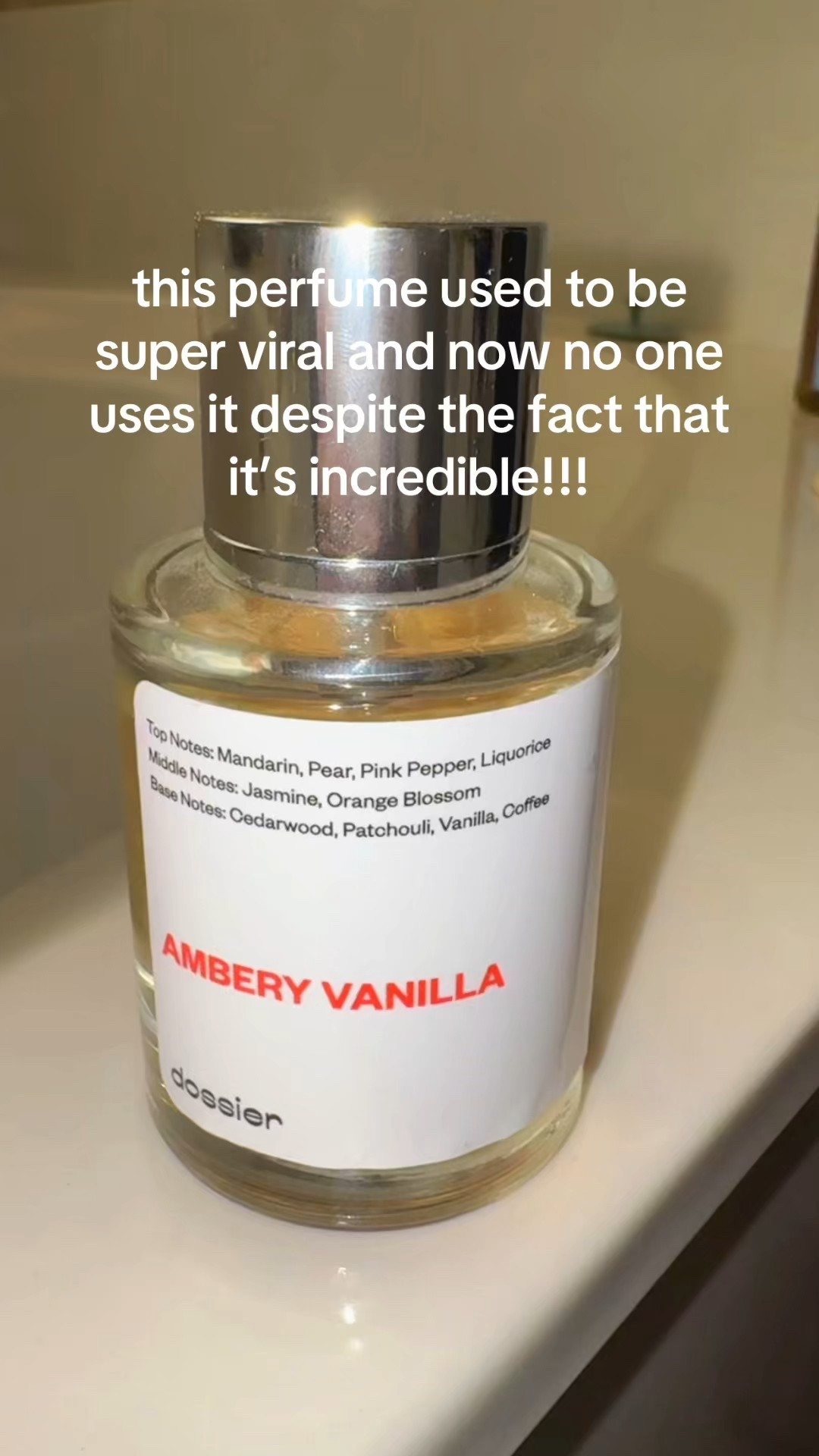 dossier ambery vanilla is the best scent ever!!

#LTKBeauty #LTKTravel #LTKWorkwear