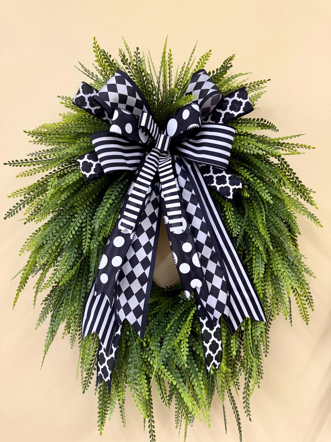Bead Grass Wreath | Everyday Bead Grass Wreath | Gift Ideas Mom Her New Home | Year Round Wreath ... | Etsy (US)
