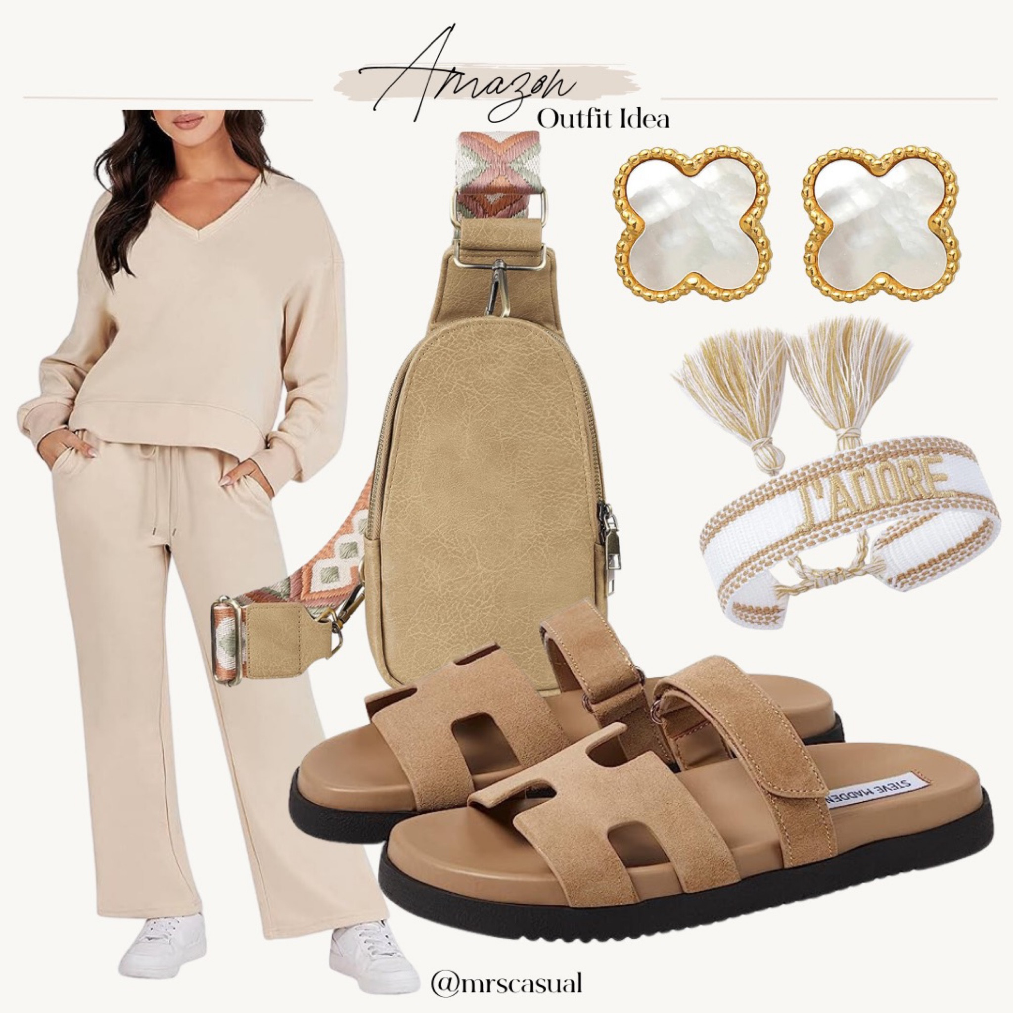 Amazon two piece set and Steve Madden  

#LTKSeasonal #LTKunder50 #LTKFind