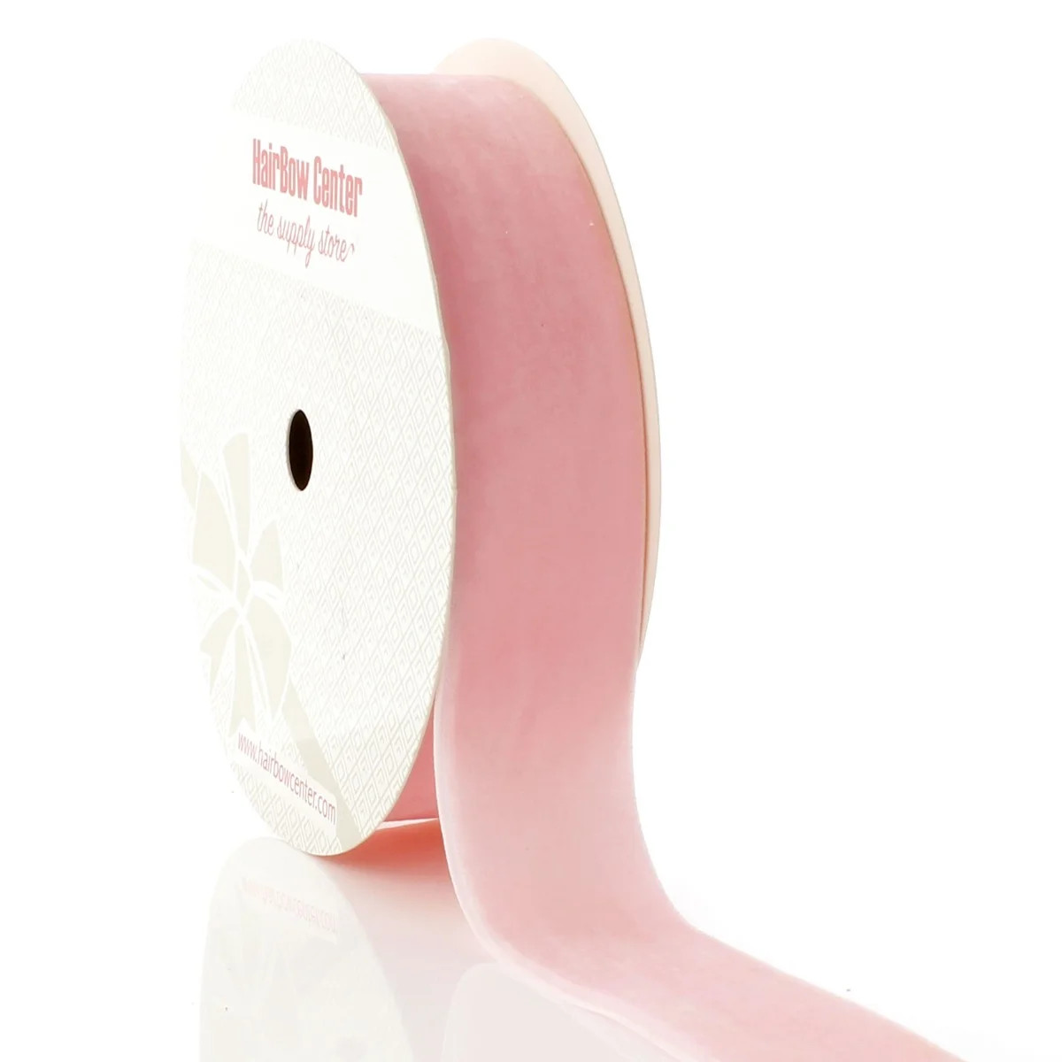 HBC 1" Velvet Ribbon 123 Pearl Pink - 25 Yards | Walmart (US)