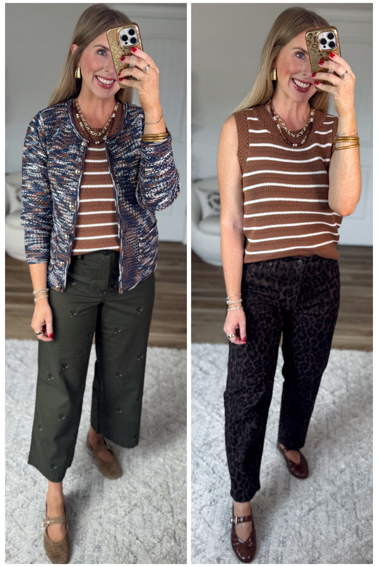 2 ways to wear this striped sweater tank from Walmart

#LTKootd